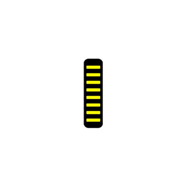 Rrp proguard cable tie - front - sticker - mini - yellow