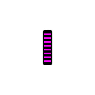 Rrp proguard cable tie - rear - sticker - magenta