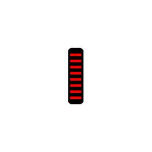 Rrp proguard cable tie - rear - sticker - red