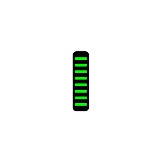 Rrp proguard bolt on v1 - front - sticker - standard - neon green