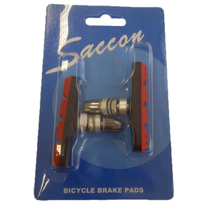 Saccon Set remblokken V-brake PM22R zwart rood