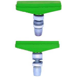 Koolstop remschoenen tuff composite threaded groen