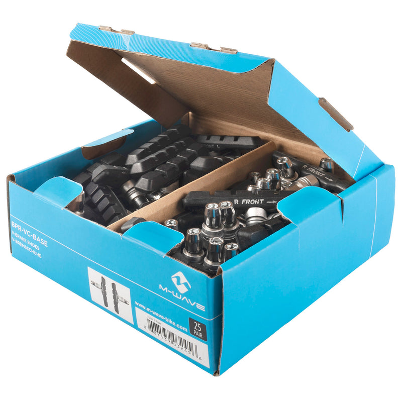 Load image into Gallery viewer, M-wave v-brake remblokken dik werkplaats (25 paar)

