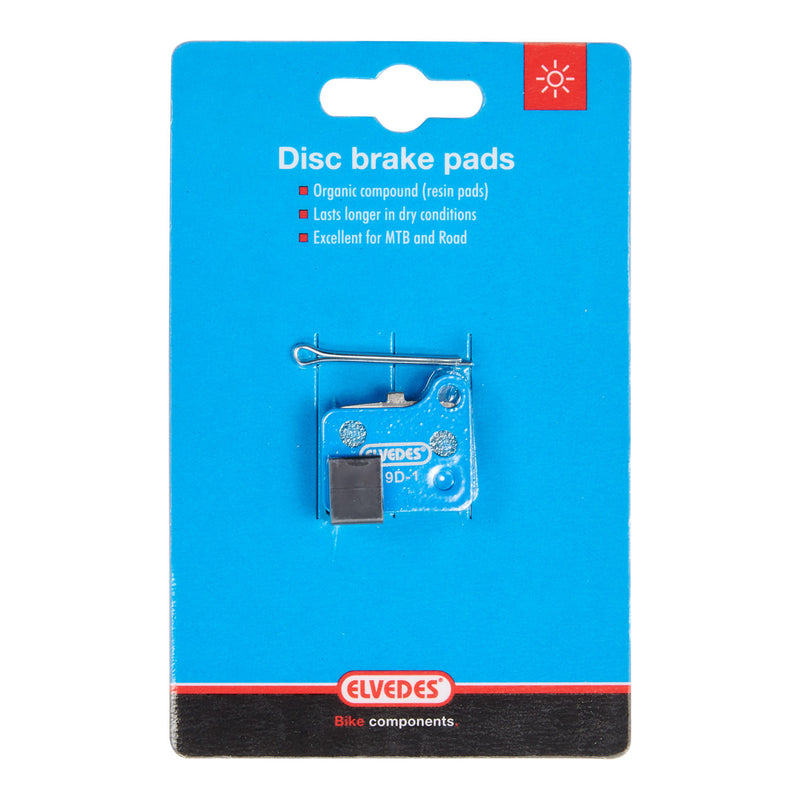 Load image into Gallery viewer, Schijfremblokset Elvedes organisch Shimano BR-M555, M556, C900, C901 (1 paar)
