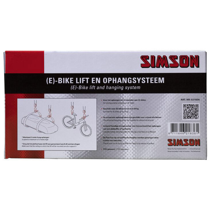 Load image into Gallery viewer, Simson fiets-lift zwaar (e-bike)
