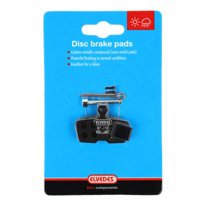 Load image into Gallery viewer, Elvedes schijfremblok metallic carbon nieuwe avid code 2011
