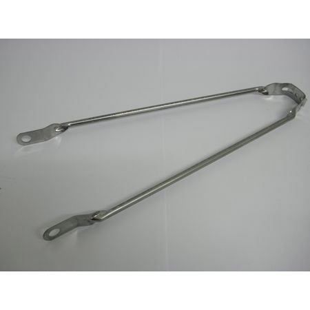 Spatbordstang 26 per stuk rvs