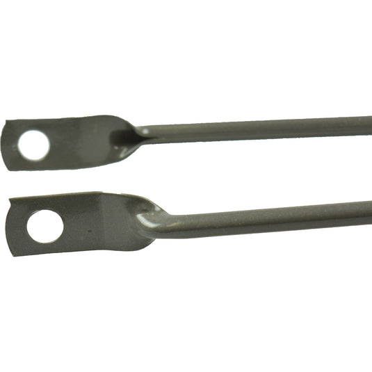 Hulzebos spatbordstang 26sp grijs zilver