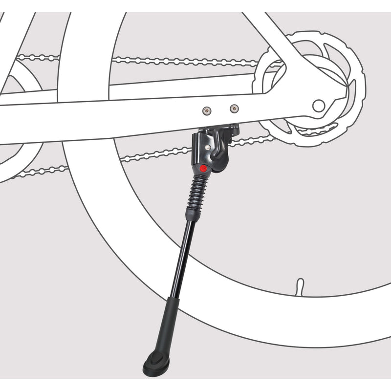 Load image into Gallery viewer, Hebie Achterstandaard frame FIX661 26-28 40mm verstelb.zw
