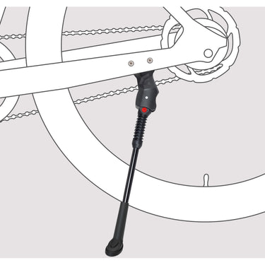 Hebie achtervorkstandaard fix 40 t rear kickstand fix 40 t adj.26 -28