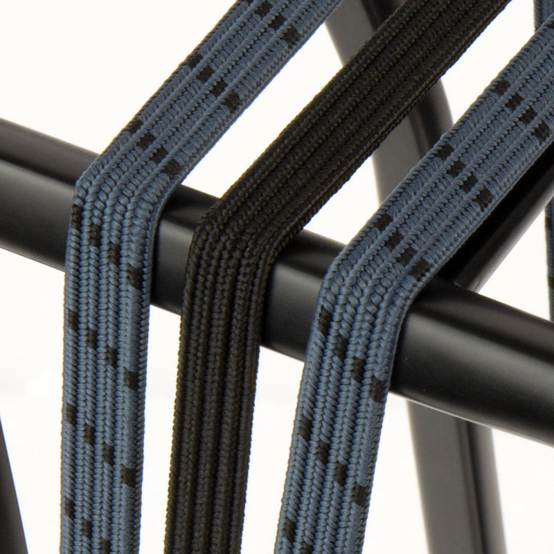 Load image into Gallery viewer, Qibbel widek triobinder eye met haak 3x12mm zwart blauwgrijs
