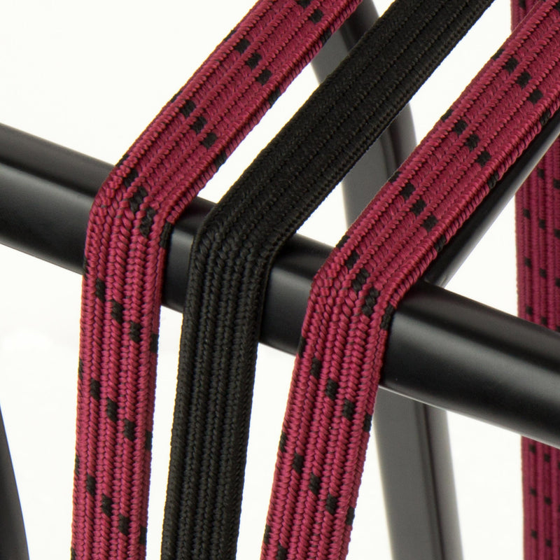 Load image into Gallery viewer, Qibbel widek triobinder eye met haak 3x12mm zwart bordeaux
