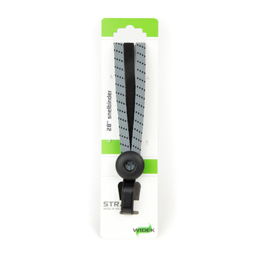 Widek triobinder eye met haak 3x12mm zwart steengrijs