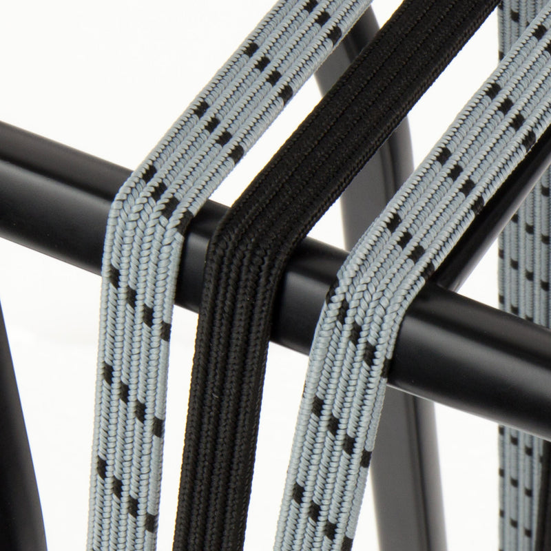 Load image into Gallery viewer, Qibbel widek triobinder eye met haak 3x12mm zwart steengrijs
