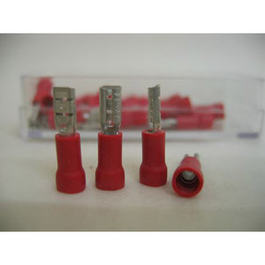 Bofix kabelschoen stekker 2.8 vrouw rood (p25)