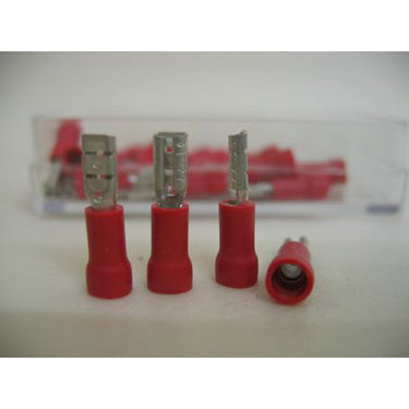 Bofix kabelschoen stekker 2.8 vrouw rood (p25)