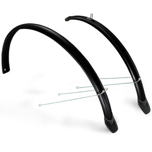 spatbordenset 26 inch 58 mm zwart