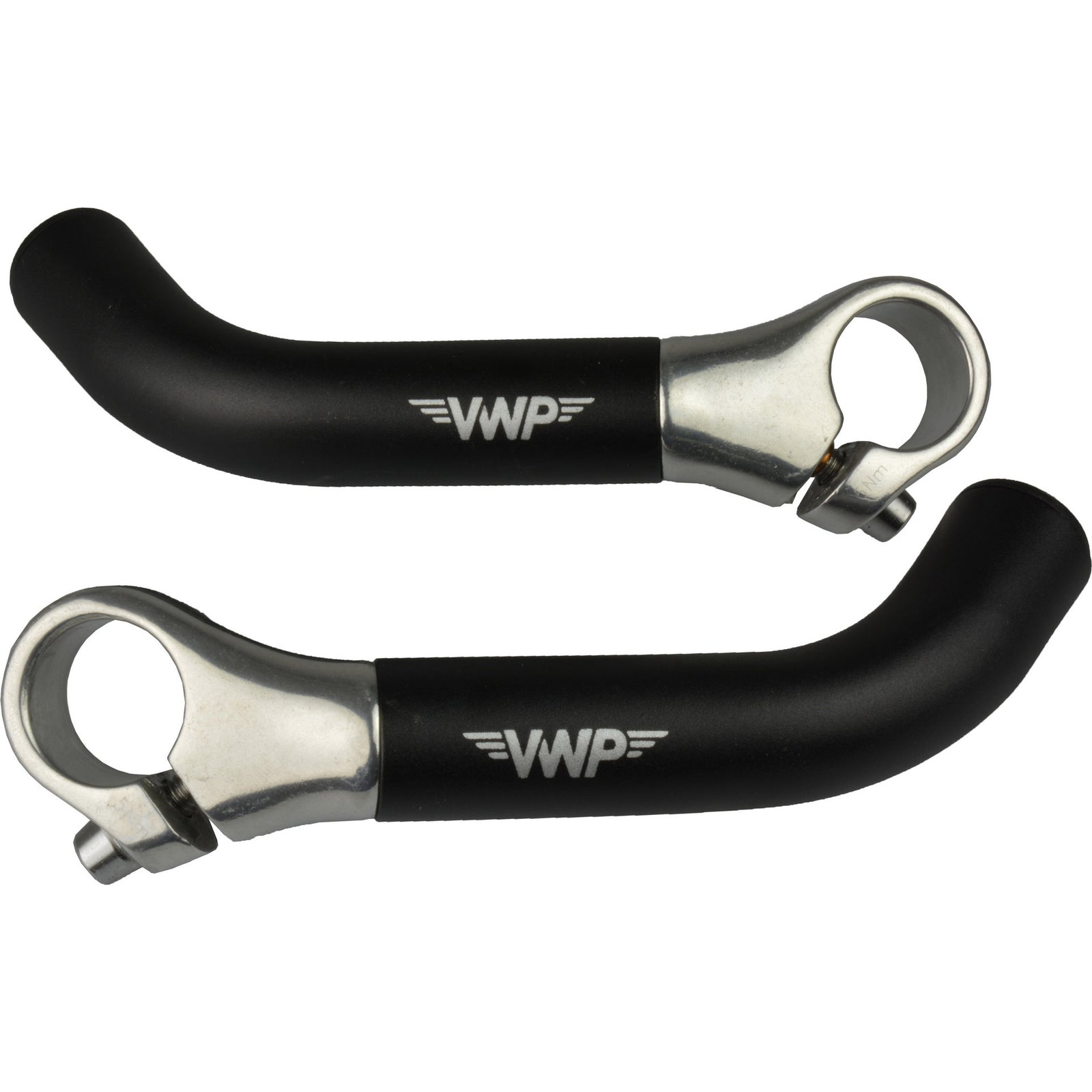 VWP Gebogen Bar Ends - 15cm - Zwart