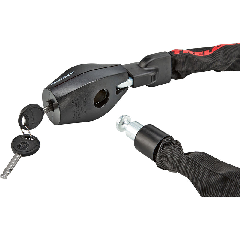 Load image into Gallery viewer, Trelock BC 480 Fietskettingslot 110 cm Zwart
