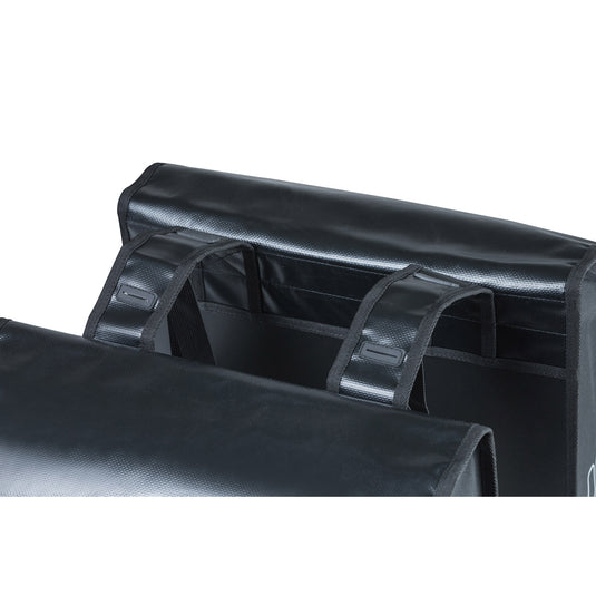 Basil Urban Load Dubbele Fietstas - Zwart