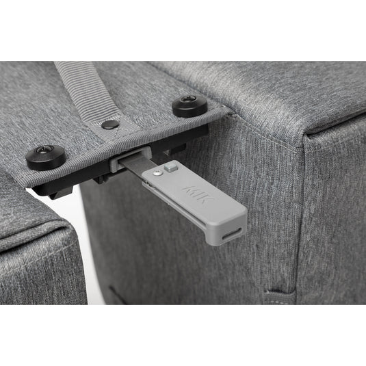 New Looxs Nova Double - Dubbele fietstas, grijs