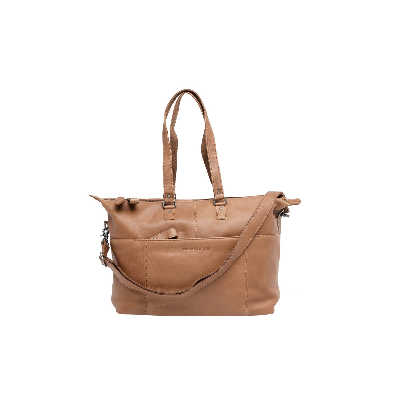 New Looxs Verla laptop tas 21L leer cognac