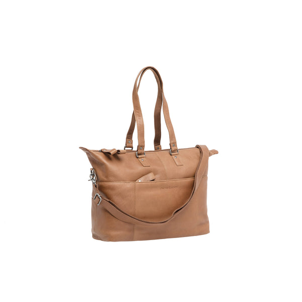 New Looxs Verla laptop tas 21L leer cognac