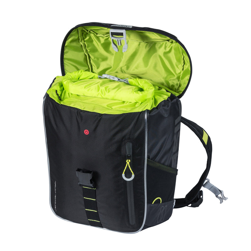 Load image into Gallery viewer, Basil Daypack Nordlicht - Waterdichte fietsrugtas voor E-bikes
