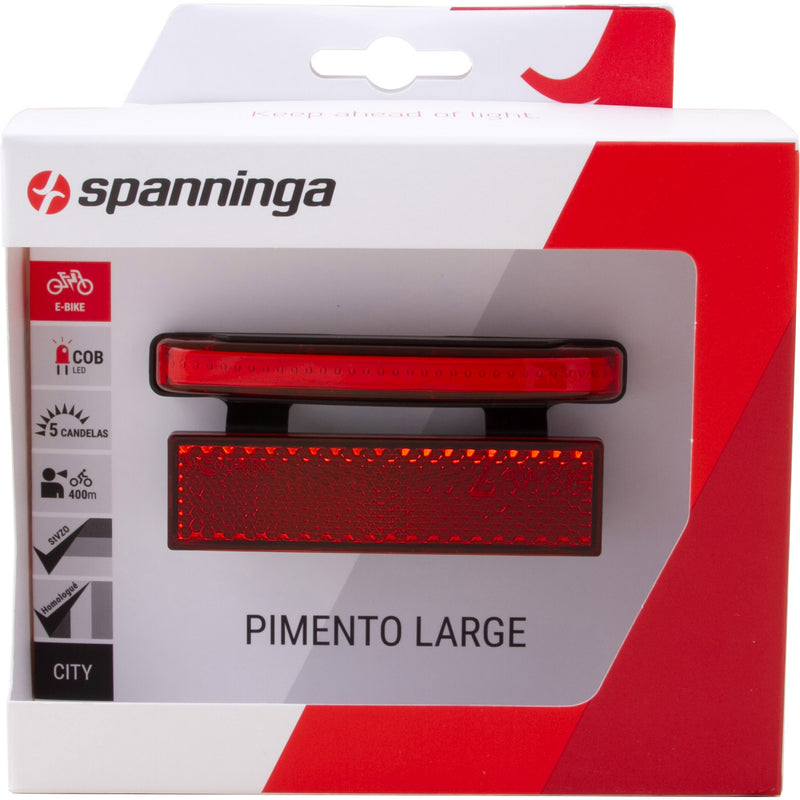 Load image into Gallery viewer, Spanninga achterlicht pimento large xe e-bike 6-48v 80mm
