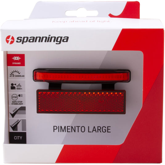 Spanninga achterlicht Pimento Large XDvS dynamo 80mm