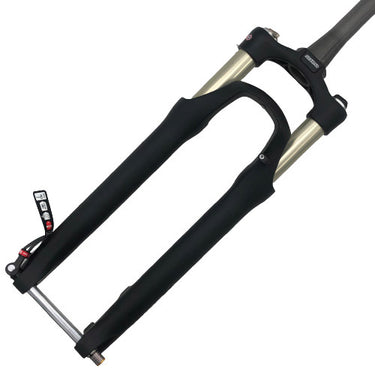 Suntour verende voorvork 28 sf17-ncx-e25 222mm tapered zwart