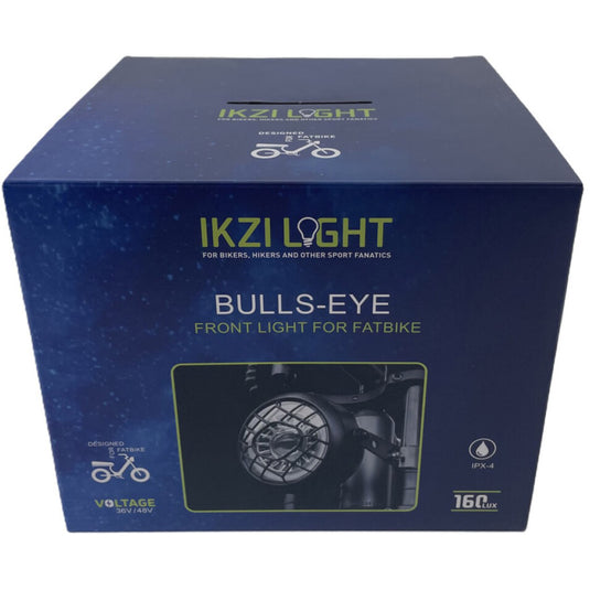 Ikzi light koplamp bulls-eye voor fatbike