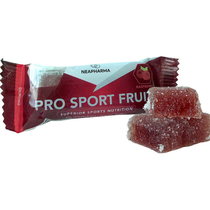Load image into Gallery viewer, Neapharma Neapharma reep Sport Fruit framboos doosje met 15 repen
