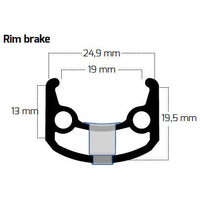 Ryde velg Sputnik refelectie 28 622 36g 14G CNC alu zilver