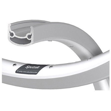 Ryde velg sputnik refelectie 28 622 36g 14g cnc alu zilver