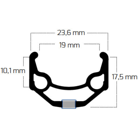 Load image into Gallery viewer, Bobike ryde velg zac 19 28 622 36g 14g cnc alu zilver
