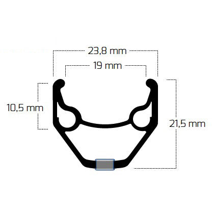Bobike ryde velg zac 2000 26 559 36g 14g cnc alu zilver