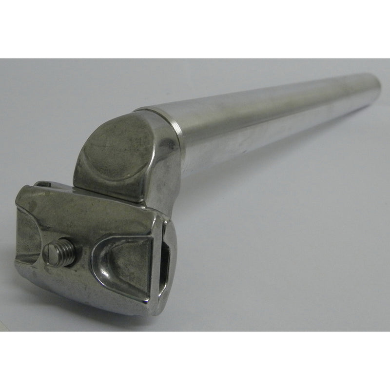 Afbeelding laden in galerijviewer, Zadelpen atb zilver 27.8 35cm alu
