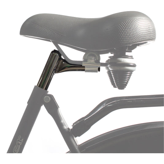 Zadelpen vast pin up 25,4 x 300 mm staal zilver