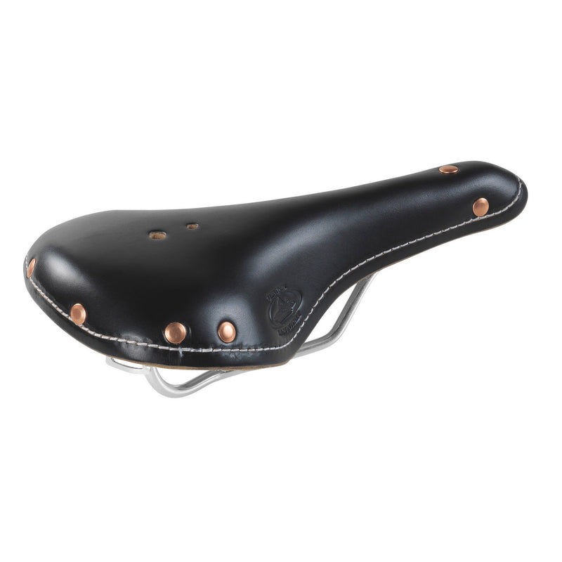 Load image into Gallery viewer, Selle monte grappa monte grappa zadel old frontiers sport leer zwart
