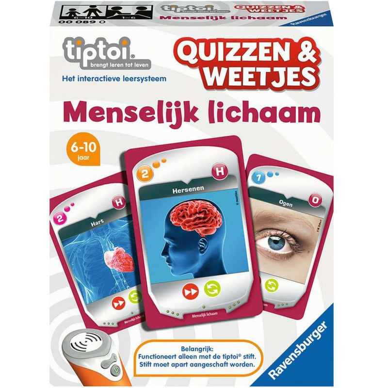 Load image into Gallery viewer, Ravensburger Tiptoi Quizzen Weetjes Menselijk lichaam
