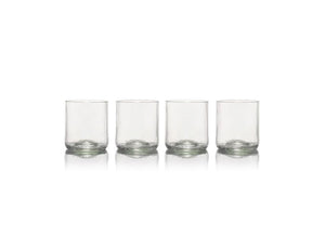 Rebottled glazen - short tumbler - 4-pack - clear