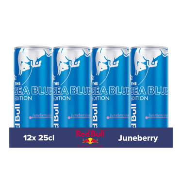 Red bull the sea blue edition juneberry blik (12x 250ml)