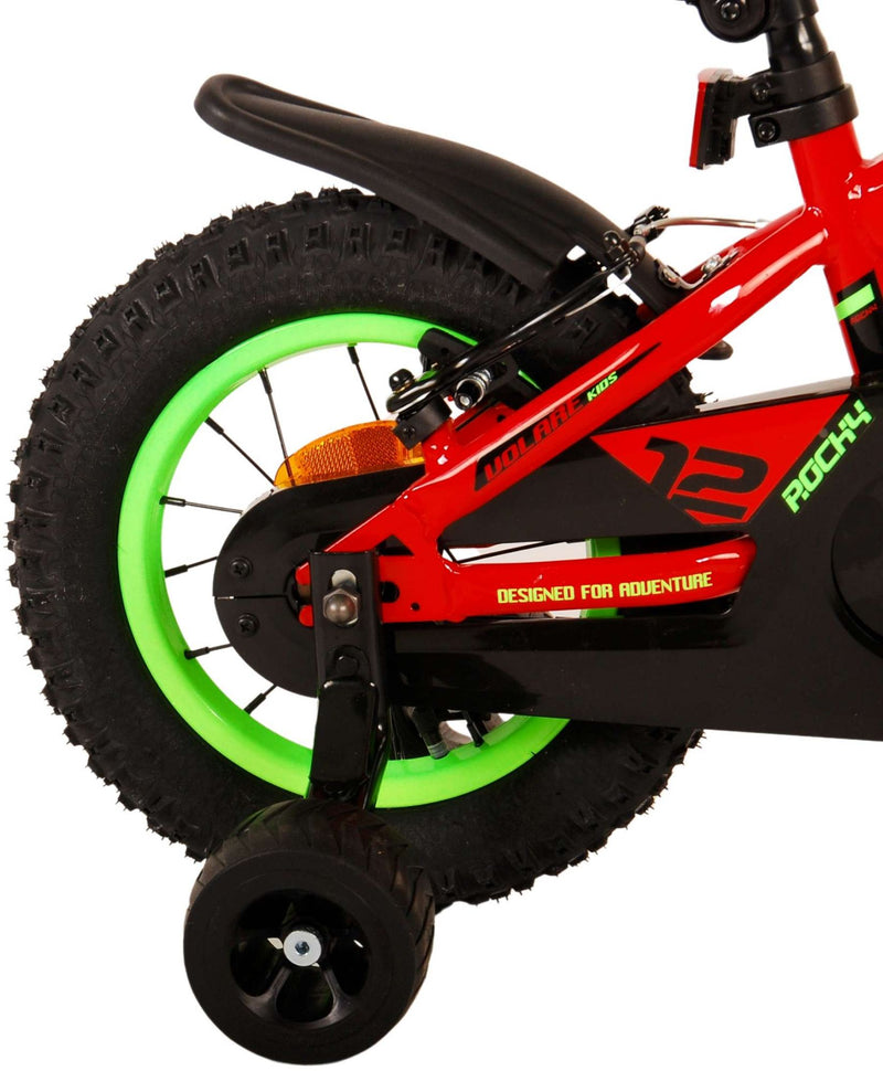Load image into Gallery viewer, Volare Rocky Kinderfiets Jongens 12 inch Rood Twee handremmen
