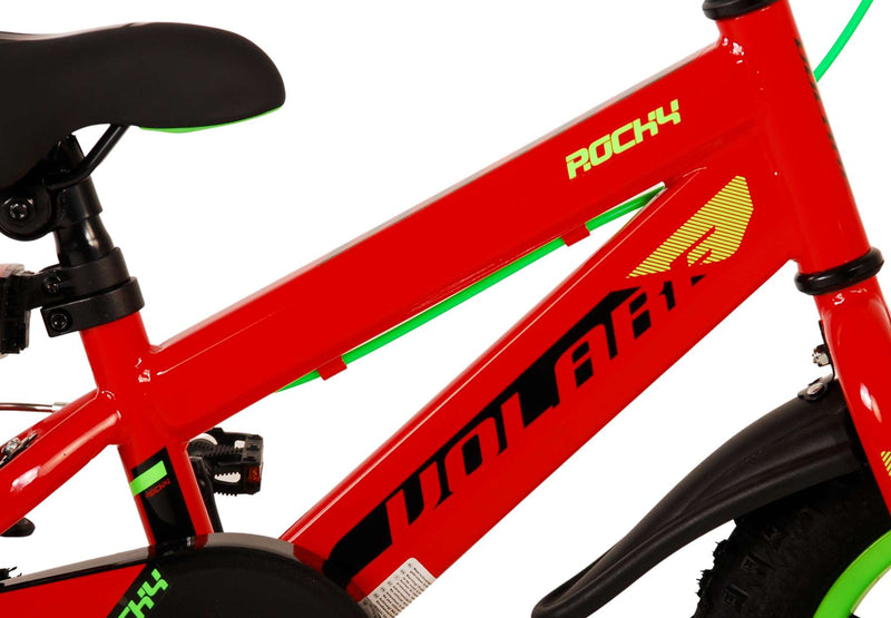 Load image into Gallery viewer, Volare Rocky Kinderfiets Jongens 12 inch Rood Twee handremmen
