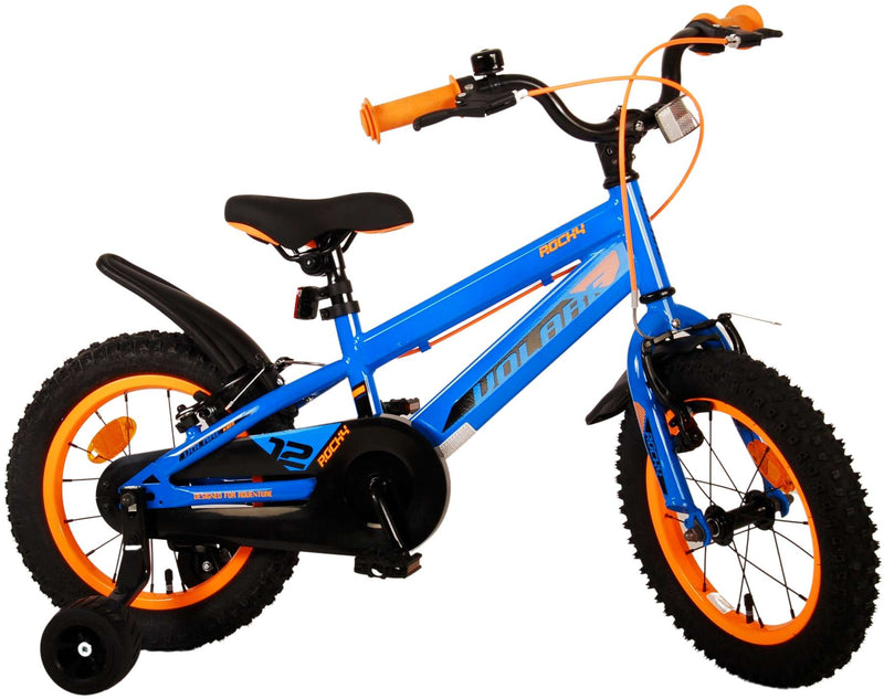 Afbeelding laden in galerijviewer, Volare rocky kinderfiets - jongens - 14 inch - blauw - twee handremmen
