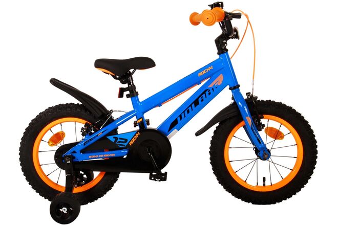 Afbeelding laden in galerijviewer, Volare rocky kinderfiets - jongens - 14 inch - blauw - twee handremmen
