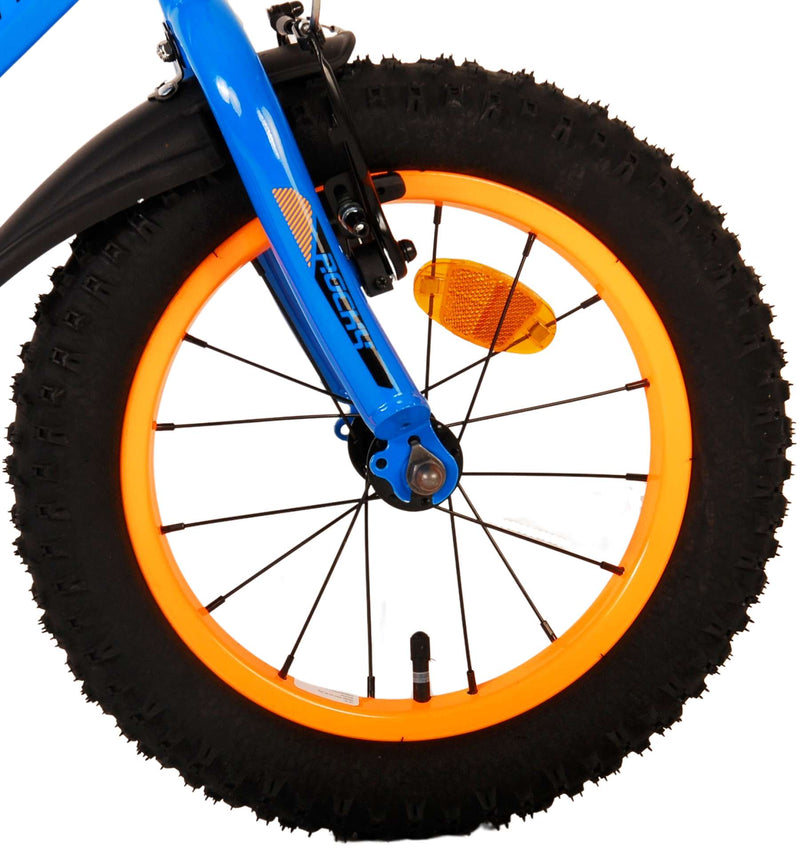 Afbeelding laden in galerijviewer, Volare rocky kinderfiets - jongens - 14 inch - blauw - twee handremmen
