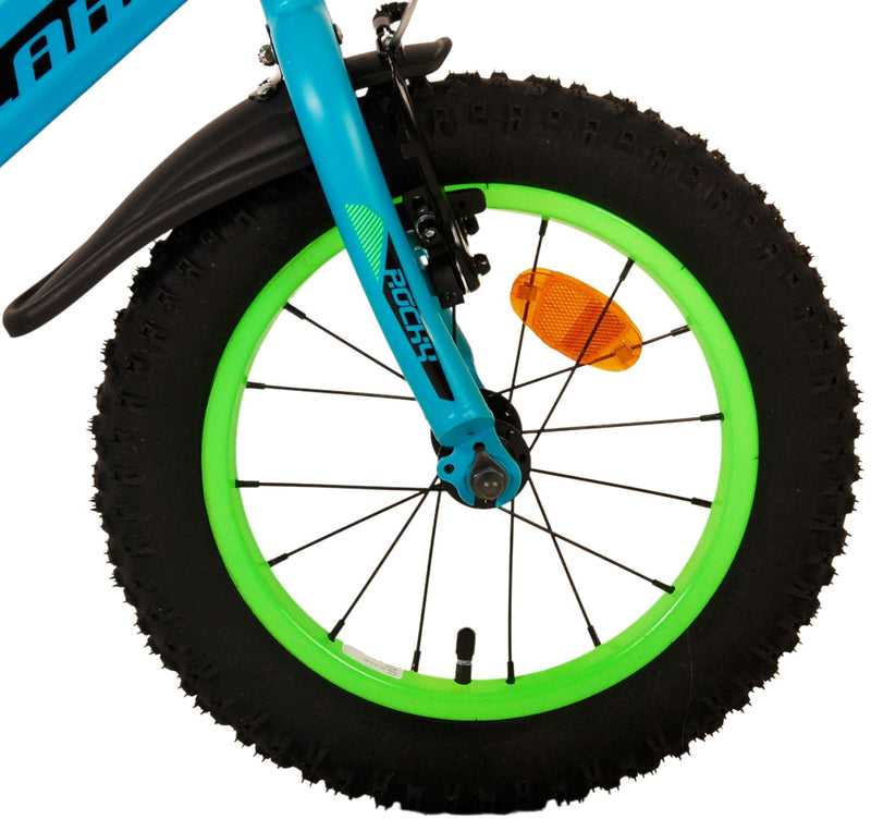 Load image into Gallery viewer, Volare Rocky Kinderfiets Jongens 14 inch Groen Twee handremmen
