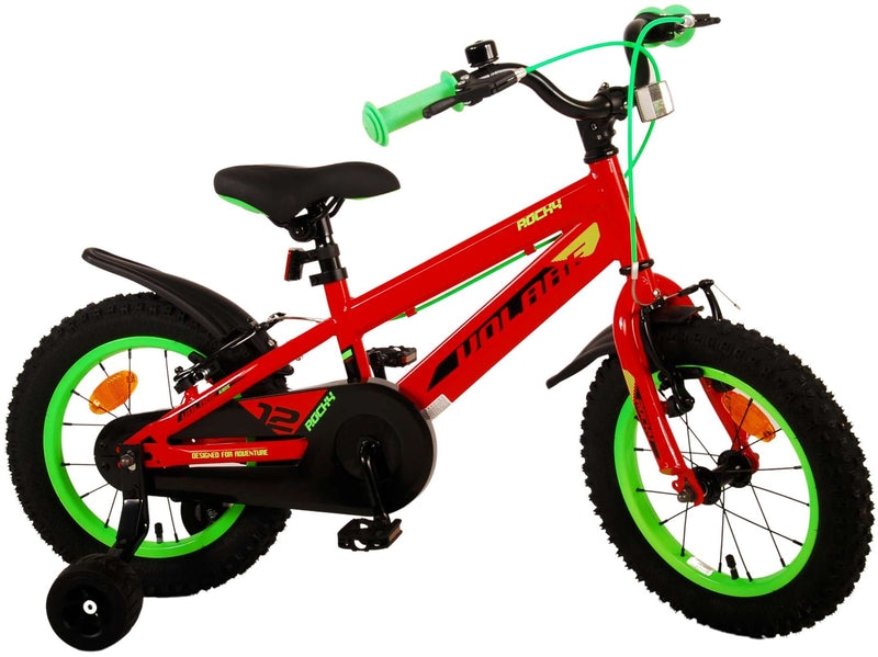Afbeelding laden in galerijviewer, Volare rocky kinderfiets - jongens - 14 inch - rood - twee handremmen
